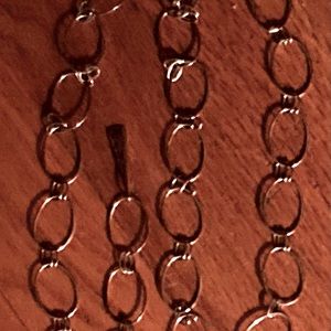 STERLING SILVER 36” RLM Studio HandMade Chain. By Robert Lee Morris Studio.